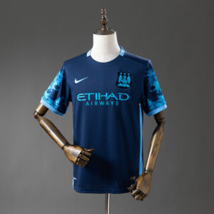 Manchester City 15/16 Away Retro Jersey – Classic Replica Football Shirt – S-XXL