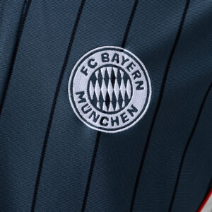 Bayern Munich 25/26 US Pack Full-Button Baseball Jersey Black – Replica Football