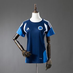 Cruzeiro 26/27 Women's Training – Dark Blue Jersey – Replica Football Soccer Shi