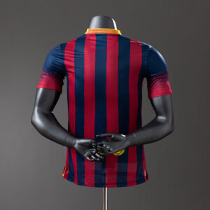 Barcelona 2013/14 Home Player Version Retro Jersey S-3XL
