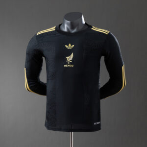 Mexico 25/26 Black Long Sleeve Player Version Jersey – Replica Football Shirt –