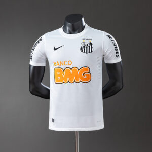 Santos 2013 Home Player Version Jersey – Vintage Replica Football Soccer Shirt –