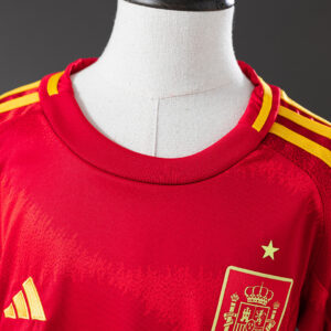 Spain 2025 Home Full Kids Kit Jersey – Replica Football Soccer Shirt – Size 16–2