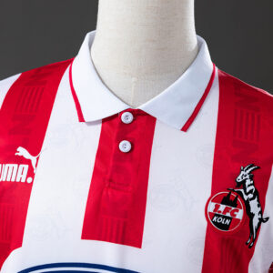 Köln 1995/96 Home Retro Jersey – Vintage Replica Football Soccer Shirt – Size S–