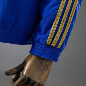 Real Madrid Reversible Jacket Windbreaker – Blue & Yellow – Replica Football Soc
