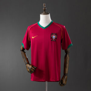 Portugal 2006 Home Retro Shirt – Vintage Replica Football Soccer Shirt – S–XXL