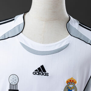 Real Madrid 2Real Madrid 2006/07 Home Long Sleeve Retro Jersey – Vintage Replica