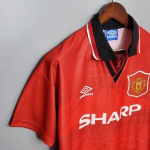 94/96 Manchester United Home Retro Jersey – Vintage Replica Football Soccer Shir