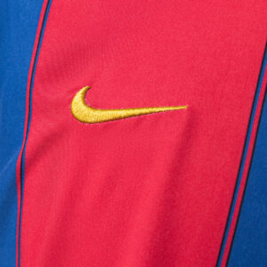 Barcelona 2003/04 Home Retro Jersey – Vintage Replica Football Soccer Shirt – S–