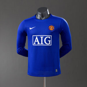 Manchester United 2008/09 Third Away Long Sleeve Player Version Retro Jersey – V