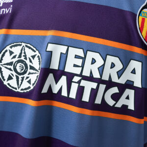 Valencia 1999/00 Third Retro Jersey – Vintage Replica Football Soccer Shirt – Si