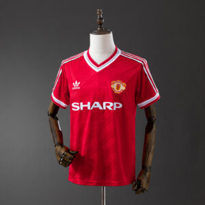 Manchester United 1986/88 Home Retro Jersey – Classic Football Shirt – S–XXL
