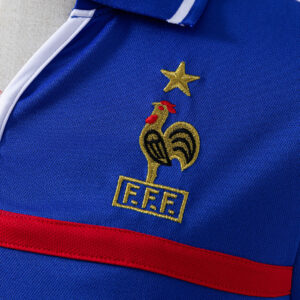 France 2000 Home Retro Jersey – Replica Football Soccer Shirt – S–XXL