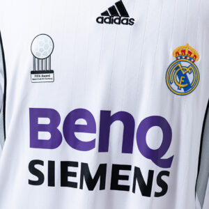 Real Madrid 2006/07 Home Retro Jersey – Vintage Replica Football Soccer Shirt –