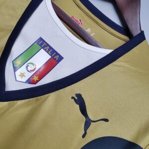 2006 Italy Goalkeeper Home Retro Replica Jersey Size M-XL