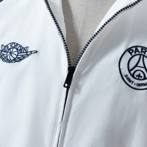 PSG Collaboration Windbreaker - White – Replica Football Soccer Shirt – S–XXL