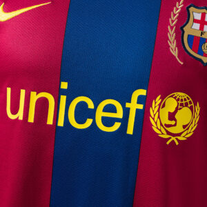 Barcelona 2007/08 Home Player Version Retro Jersey – Vintage Replica Football So