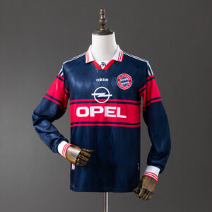 Bayern Munich 1997/99 Away Long Sleeve Retro Jersey – Vintage Replica Football S