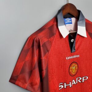 1996 Manchester United Home Short Sleeve Retro Replica Jersey Size M-X