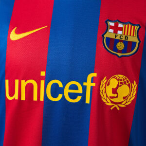 Barcelona 2010/11 Home Retro Jersey – Vintage Replica Football Soccer Shirt – Si
