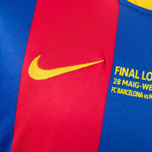 Barcelona 2010/11 Home Long Sleeve Retro Jersey – Vintage Replica Football Socce