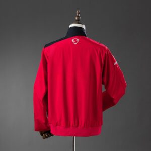 ArtisanFootball proudly presents the M-U 06_07 Windbreaker - Black Edition, a pr