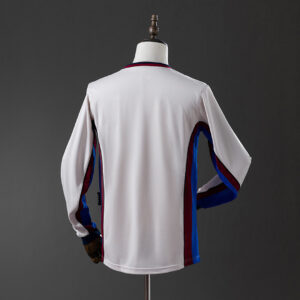 Barcelona 1998/99 Away Long Sleeve Retro Jersey – Vintage Replica Football Socce