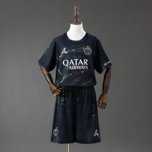 PSG 25_26 Night Edition Kids Kit Jersey – Replica Football Soccer Shirt – SIZE 1