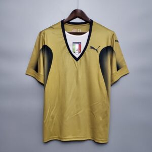 2006 Italy Goalkeeper Home Retro Replica Jersey Size M-XL