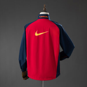 Barcelona 98_00 Retro Windbreaker – Replica Football Soccer Shirt – S–XXL