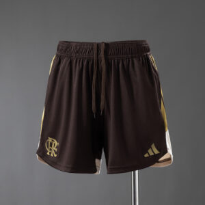 Flamengo 26/27 Women's Training Shorts – Brown – Replica Football Soccer Shorts