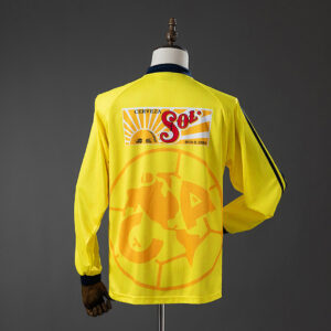America 97_98 Home Long-Sleeve Retro Jersey – Replica Football Soccer Shirt – S–