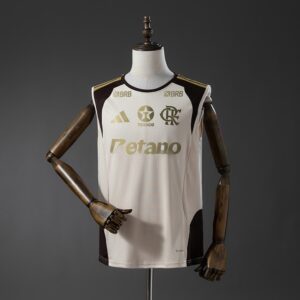Flamengo 26_27 All sponsors Training - Apricot Vest Jersey – Replica Football So
