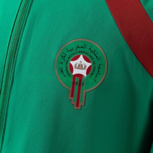 Morocco 2026 Reversible Jacket Windbreaker – Red & Green – Replica Football Socc