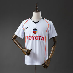 Valencia 2004/05 Home Retro Jersey – Vintage Replica Football Soccer Shirt – Siz