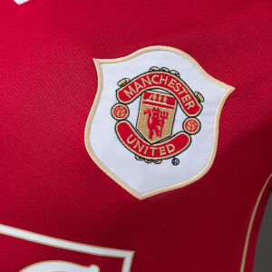 Manchester United 2006/07 Home Player Version Retro Jersey – Vintage Replica Foo