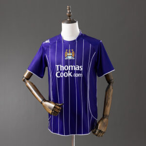 Manchester City 2007/08 Away Retro Jersey – Classic Football Shirt – S–XXL