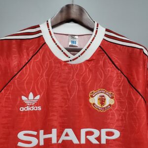 1990/92 Manchester United Home Retro Replica S-XXL