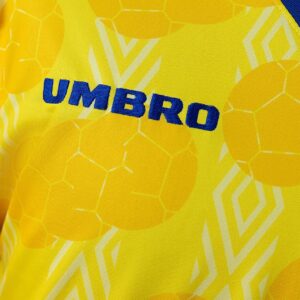 Colombia 1994 Home Retro Long Sleeve Jersey – Replica Football Soccer Shirt – S–
