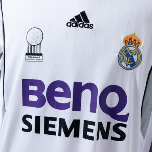 Real Madrid 2Real Madrid 2006/07 Home Long Sleeve Retro Jersey – Vintage Replica