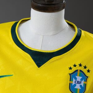 Brazil 2026 Home Women's Crop Top Style Jersey – Replica Football Soccer Shirt –