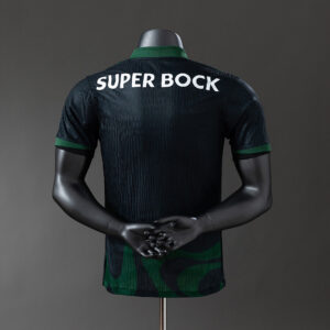 Sporting CP 25/26 Player Version Alternative Jersey – Black – Replica Football S