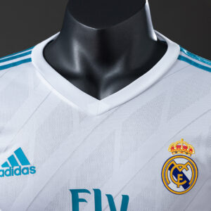 Real Madrid 2017/18 Home Long Sleeve Player Version Retro Jersey – Vintage Repli