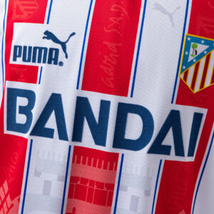Atletico Madrid 1996/97 Home Retro Jersey – Vintage Replica Football Soccer Shir