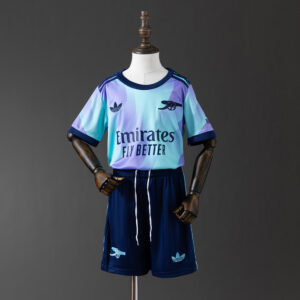 Arsenal 24/25 Third Away Kids Fan Version Kit – Replica Football Shirt – Size 16