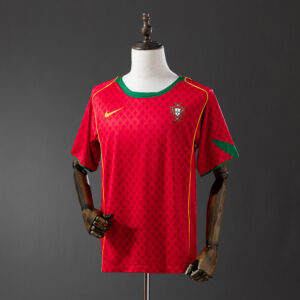 Portugal 2004 Home Retro Jersey – Vintage Replica Football Soccer Shirt – S–4XL