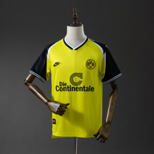 Borussia Dortmund 1995/96 Home Retro Jersey – Vintage Replica Football Soccer Sh