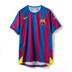 Barcelona 2005/06 Home Retro Jersey – Vintage Replica Football Soccer Shirt – Si