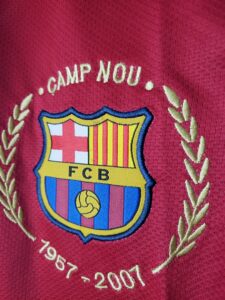 2007/08 Barcelona Home Retro Jersey – Long-Sleeved – Replica – S-XXL