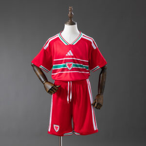 Wales 2026 Home Kids Kit Jersey – Replica Football Shirt – Size 16–28